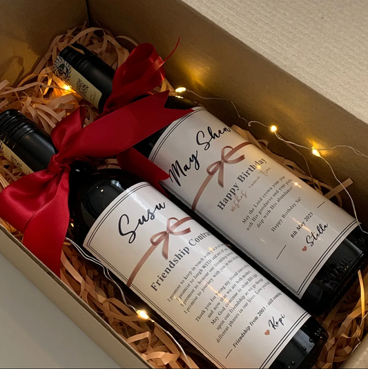 2 bottles of Mini Red Wine (375ml)